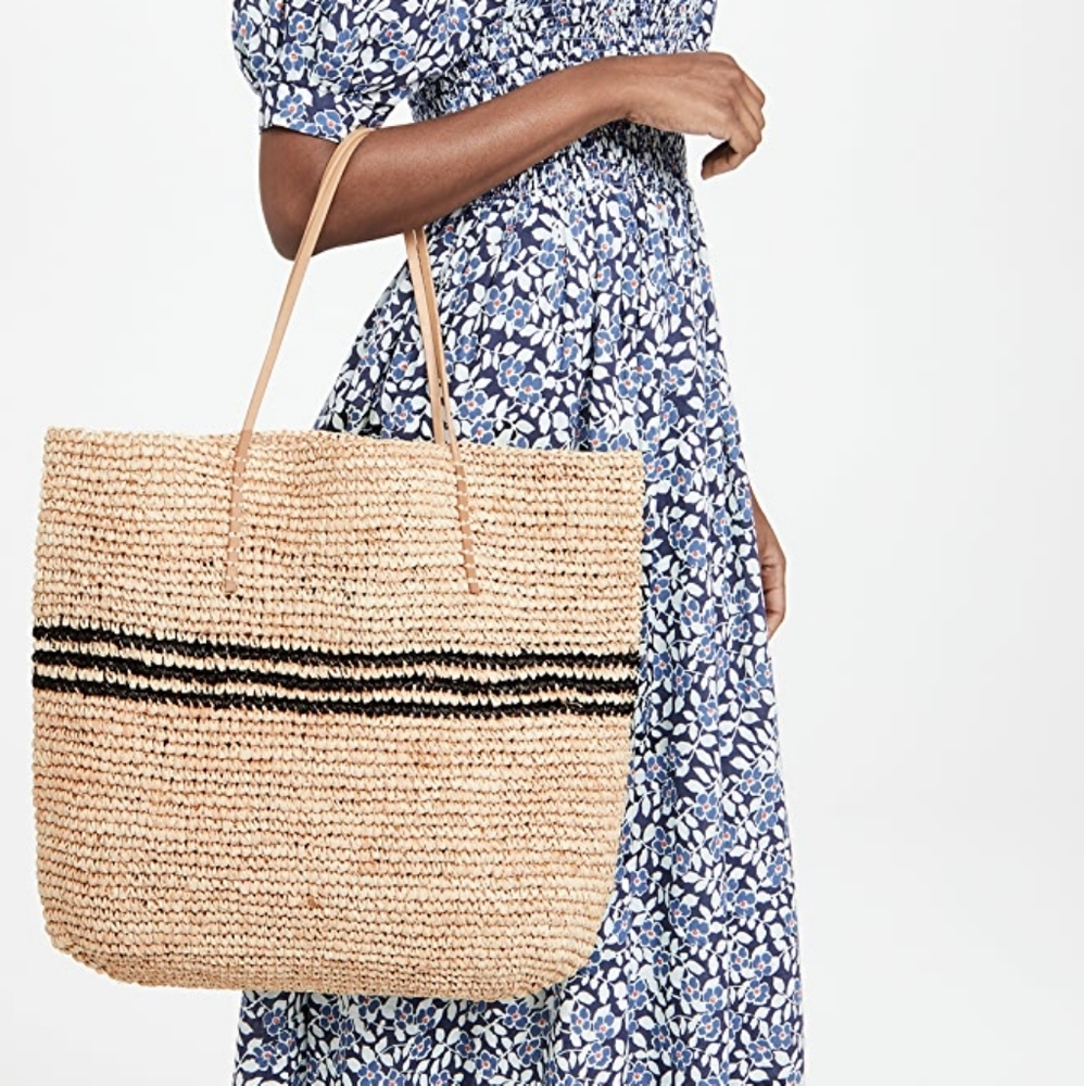 Hat Attack Luxe Stripe Tote Bag